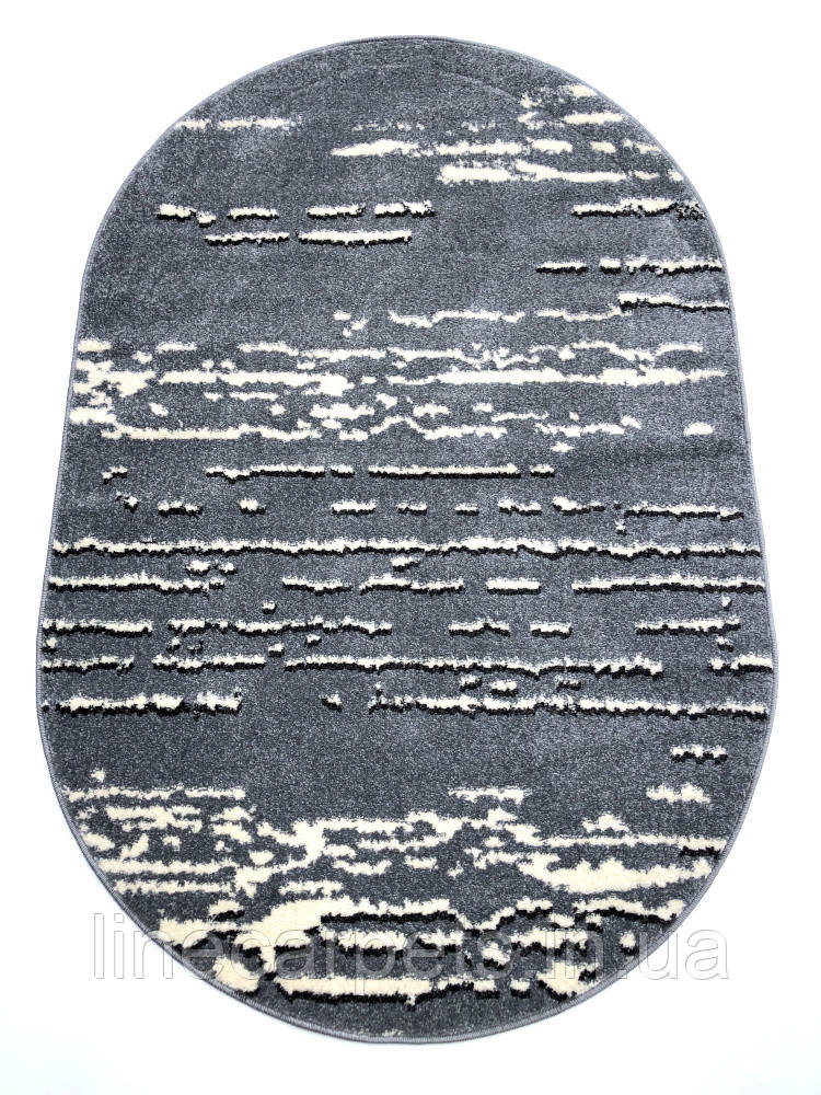 Сучасний  овальний килим CAMINO 08411D L.GREY/BONE