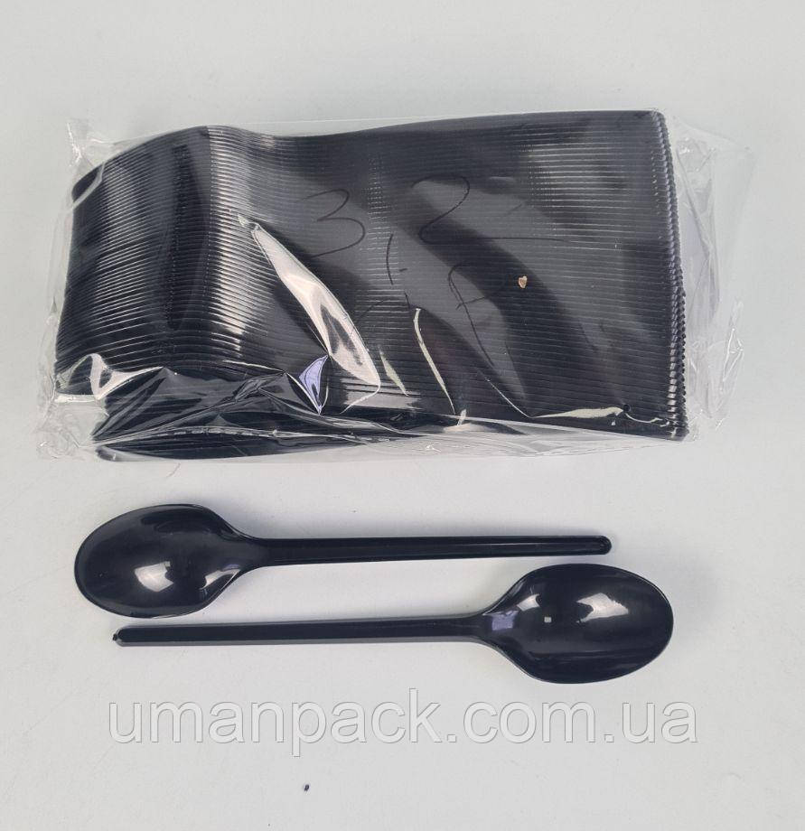 Ложка 3,2 гр VIP ЧЕРНАЯ (100шт) (100 шт)