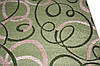 Сучасний  овальний килим KIWI 02578B Beige-L.Green, фото 4