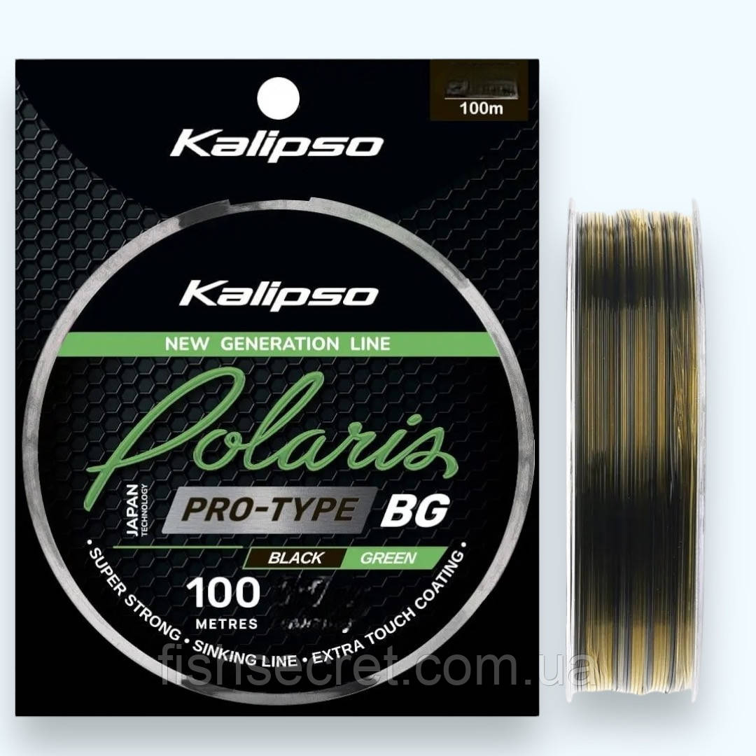 Волосінь Kalipso Polaris BC 100м. 0.18мм.