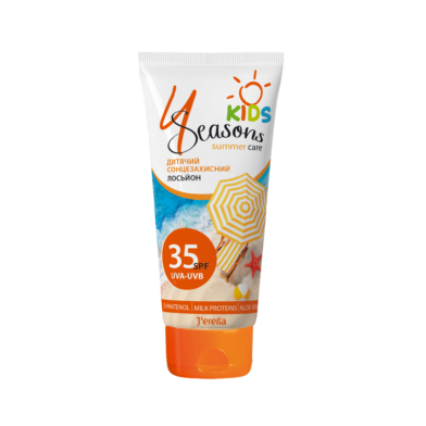 Дитячий сонцезахисний лосьйон з алое та молочними протеїнами SPF 35