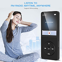 MP3 Плеєр Rock Star 01B 1.8" Bluetooth 5.4 HI FI 64gb із зовнішнім динаміком Type C, фото 6