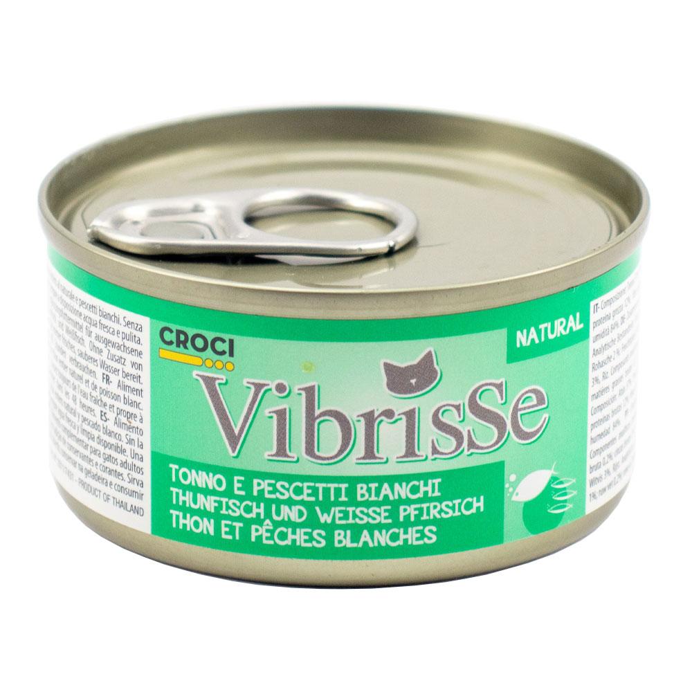 Vibrisse консерви для кішок 70г (тунець з корюшкою)