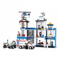 Конструктор M38-B0660 поліція, ділянка 32см, транспорт, фігурки, 606 деталей, в коробці, 52-38-8см, фото 3