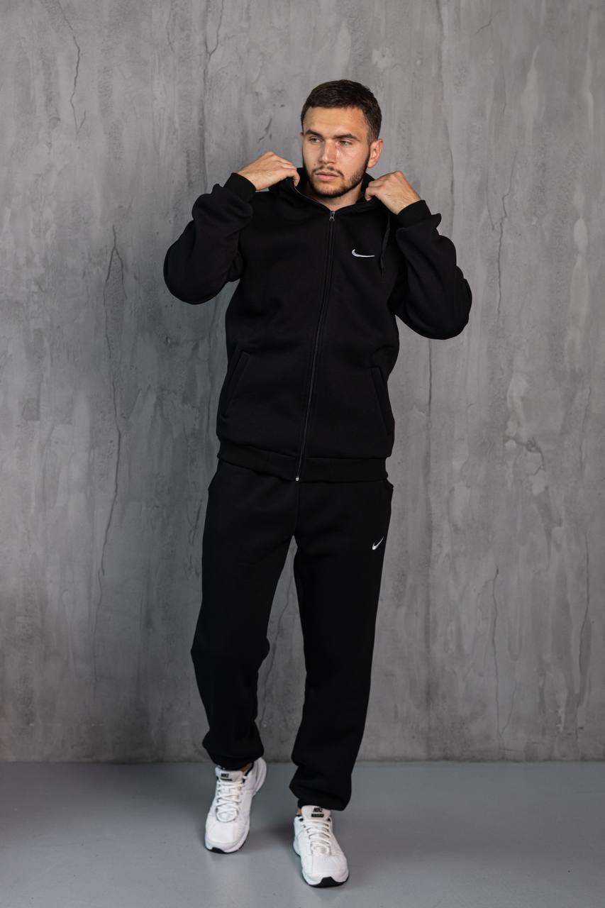 Зимовий Спортивний костюм чоловічий на флісі найк/Nike