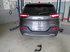 Фаркоп Jeep Cherokee KL 2013- (Джип Черокі KL) швидкоз'ємний гак на ключах