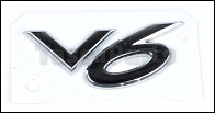 Mazda 6 2003-2005 Ємблема значок V6 на передні двері новий Оригінал