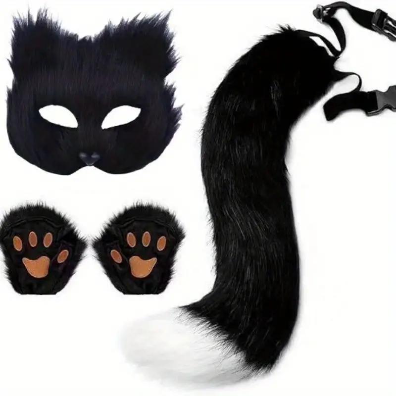 Костюм для квадробіки. Костюм квадробера черній кот / волк, фото 1