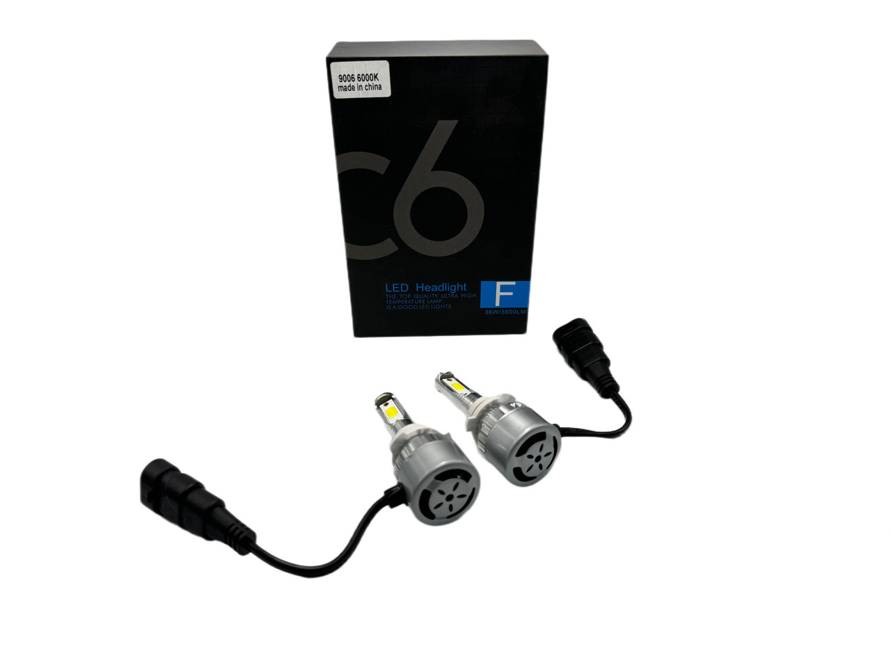Комплект автомобільних Led ламп C6 HB4 36w комплект 2 штуки (C6HB4) kL., фото 1