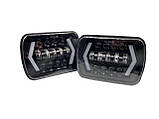 Фари led 5X7 дюйма 75W ближній дальній та поворот Jeep Ваз Nissan Land Rover 20 7 14см 12 24V (lJLS5938) kL., фото 2