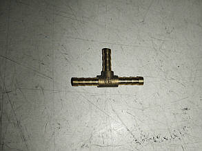 Тройник 6d(латунь)