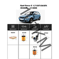 Комплект фільтрів Opel Corsa C 1.7 CDTI/DI/DTI (2000-2006) WIX