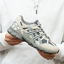 Зимові Чоловічі Кросівки Asics Gel-Sonoma 15-50 Gore-Tex / Асікс Гел-Сонома 15-50 Гор Текс Сірі з Бежевим, фото 4