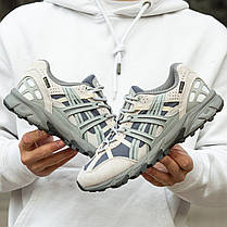 Зимові Чоловічі Кросівки Asics Gel-Sonoma 15-50 Gore-Tex / Асікс Гел-Сонома 15-50 Гор Текс Сірі з Бежевим, фото 3