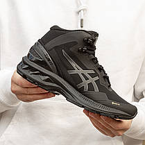 Зимові Чоловічі Кросівки Asics Gel-Kayano 27 Gore-Tex High Black / Асікс Гел-Каяно 27 Гор Текс Високі Чорні, фото 4