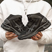 Зимові Чоловічі Кросівки Asics Gel-Kayano 27 Gore-Tex High Black / Асікс Гел-Каяно 27 Гор Текс Високі Чорні, фото 3