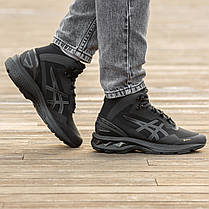 Зимові Чоловічі Кросівки Asics Gel-Kayano 27 Gore-Tex High Black / Асікс Гел-Каяно 27 Гор Текс Високі Чорні, фото 6