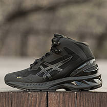 Зимові Чоловічі Кросівки Asics Gel-Kayano 27 Gore-Tex High Black / Асікс Гел-Каяно 27 Гор Текс Високі Чорні, фото 5