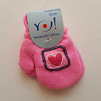 Теплі рукавиці для дівчаток, 10 см