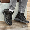Зимові Чоловічі Кросівки Asics Gel-Kayano 27 Gore-Tex High / Асікс Гел-Каяно 27 ГорТекс Високі Чорні з Сірим, фото 6