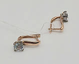 Сережки в червоному золоті, фото 2