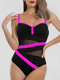 Купальник слитный  Samegame 606 Энджи фуксия(В НАЛИЧИИ ТОЛЬКО 44 46 48 50 52 УКР р-ры)