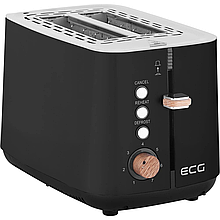 Тостер ECG Timber ST 2768 780-925W чорний