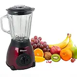 Блендер стаціонарний із кавомолкою DOMOTEC MS-6611 1000 Вт, Блендер для дитячого пюре, Блендер для дому, фото 2