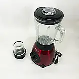 Блендер стаціонарний із кавомолкою DOMOTEC MS-6611 1000 Вт, Блендер для дитячого пюре, Блендер для дому, фото 3