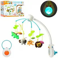 Дитяча музична карусель-мобіль на ліжечко (на керуванні) (SL81006)