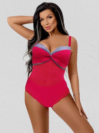 Купальник слитный Samegame 630 Этерия красный(В НАЛИЧИИ ТОЛЬКО 46 48 50 52 54 УКР р-ры), фото 1