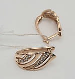 Сережки в червоному золоті, фото 2