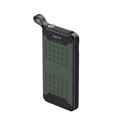 Павербанк 10000 mAh Havit HV-FS214 IP67 Green зелений