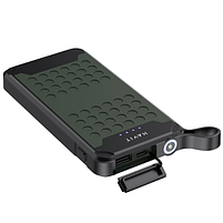 Павербанк 10000 mAh Havit HV-FS214 IP67 Green зелений, фото 4