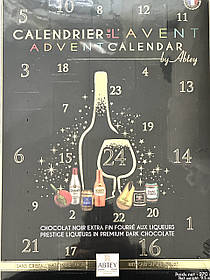 Адвент-календар Abtey Advent Calendar L Avent Асорті з темного шоколаду з алкогольними лікерами 270г