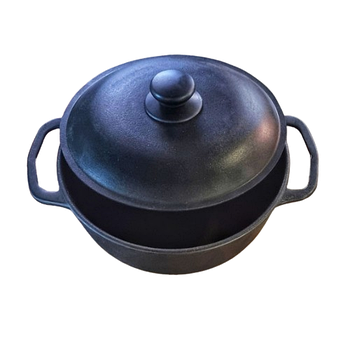 Казан чавунний 3л алюмінієва кришка Майстерня