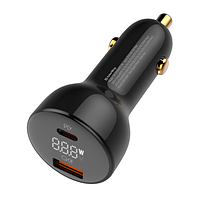 Автомобільний зарядний пристрій ColorWay CW-CHA044PD-BK USB+Type-C 100W PD чорний, фото 6