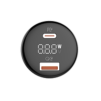 Автомобільний зарядний пристрій ColorWay CW-CHA044PD-BK USB+Type-C 100W PD чорний, фото 7