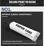 . Мастило консистентне GREASE (Super Lube) для 3Д-принтерів та верстатів з ЧПК, 10г / Силіконове мастило для механіки 3D-принтера, фото 9