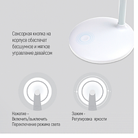Лампа настільна LED з вбудованим акумулятором білий ColorWay, фото 5