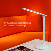 Лампа настільна LED з вбудованим акумулятором білий ColorWay, фото 6