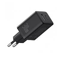 Мережевий зарядний пристрій Baseus Cube Fast Charger C+U 30W EU Cluster Black, фото 4