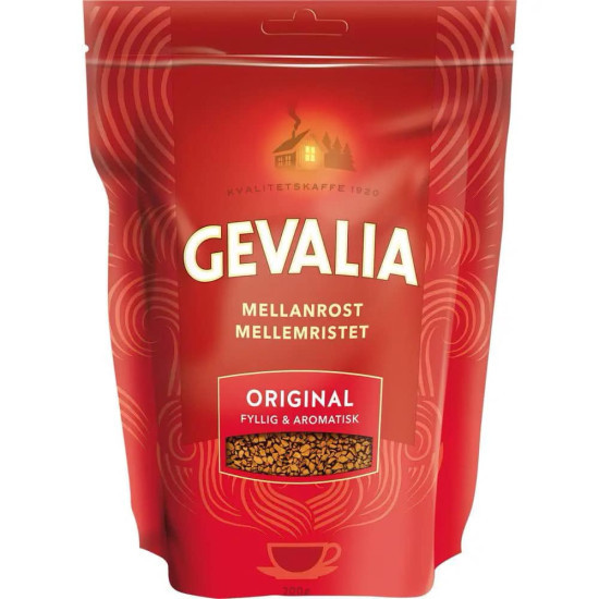Кава розчинна сублімована Gevalia Original 200 г (100% арабіка), фото 1