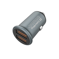 Автомобільний зарядний пристрій ColorWay CW-CHA036Q-GR 2USB 3,0A 36W QC сірий, фото 3