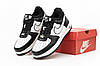 Зимові кросівки Nike Air Force Low Winter White Black Білі з чорним Взуття Найк Аір Форс теплі хутро унісекс, фото 3