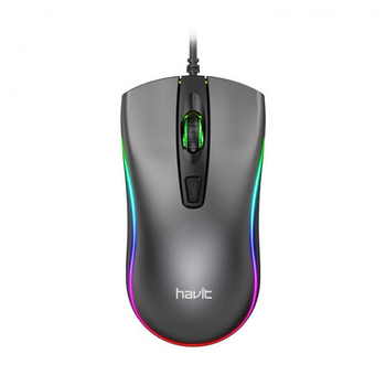 Мишка дротова з підсвічуванням Havit HV-MS72 чорний