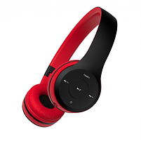 Навушники бездротові Havit HV-H2575BT з мікрофоном чорний/червоний, фото 3