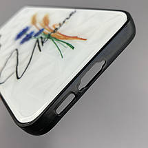Чохол для Samsung Galaxy S23 FE чохол з колоском і волошкою на телефон самсунг с23 фе білий f8e, фото 5