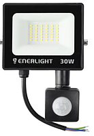Прожектор ENERLIGHT MANGUST 30Вт 6500K з датчиком руху.