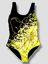 Купальник слитный Fuba 7802 Марина желтый(В НАЛИЧИИ ТОЛЬКО 48 УКР р-ры), фото 4